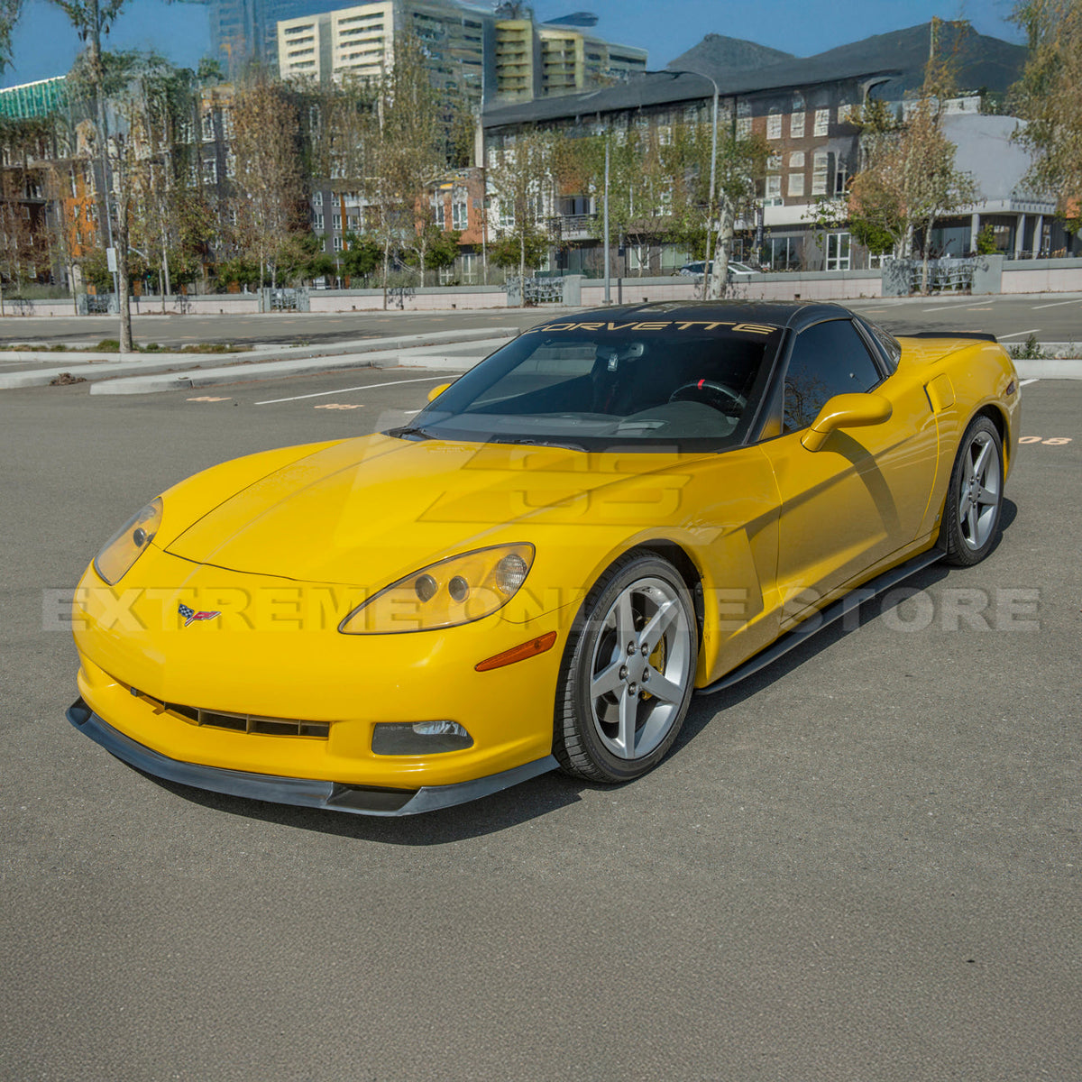 Corvette C6 Base Model ZR1 Conversion Front Splitter Lip image 10