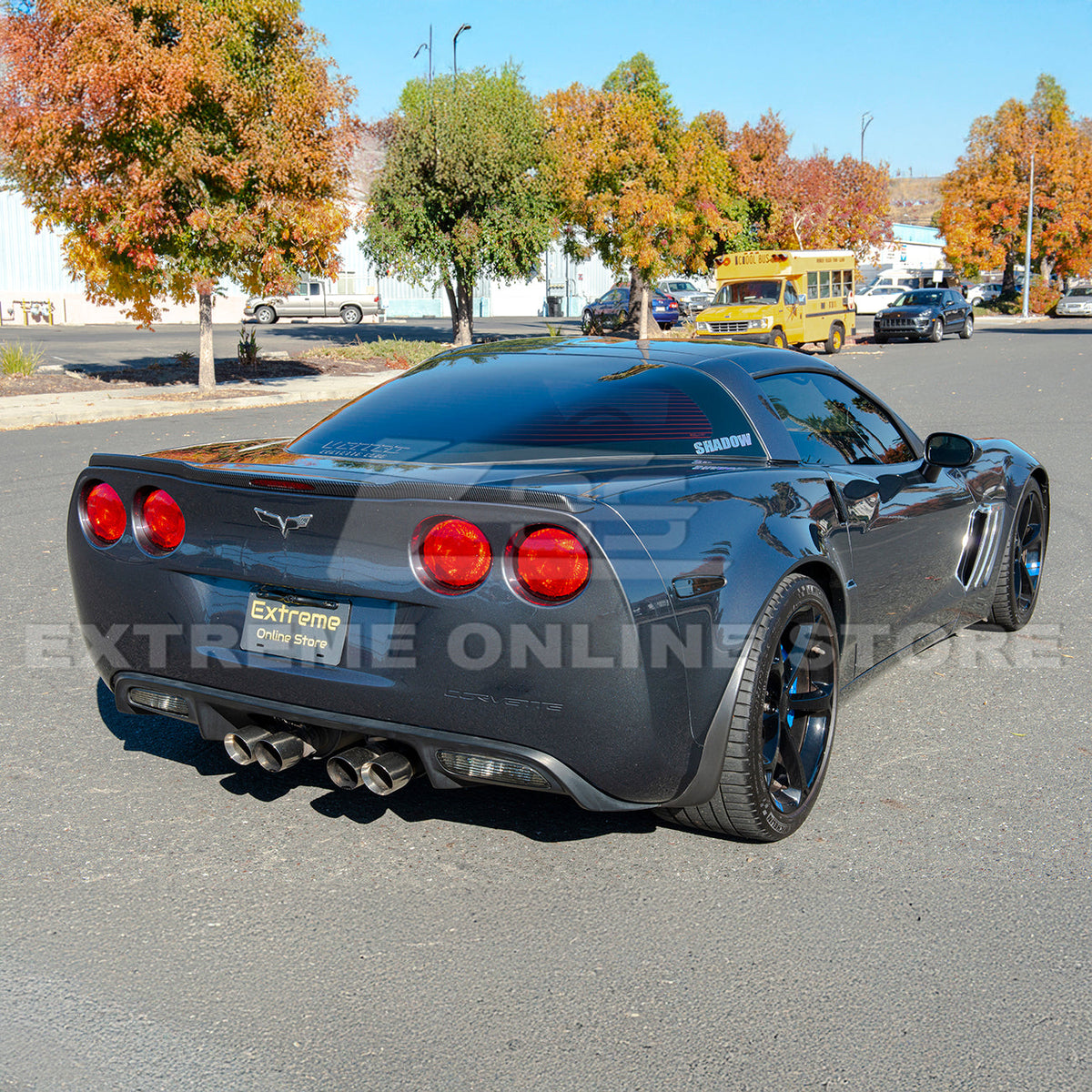 Corvette C6 ZR1 DRY CARBON FIBER Conversion Rear Trunk Spoiler image 39