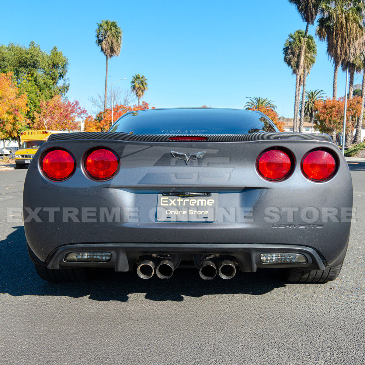 Corvette C6 ZR1 DRY CARBON FIBER Conversion Rear Trunk Spoiler image 41