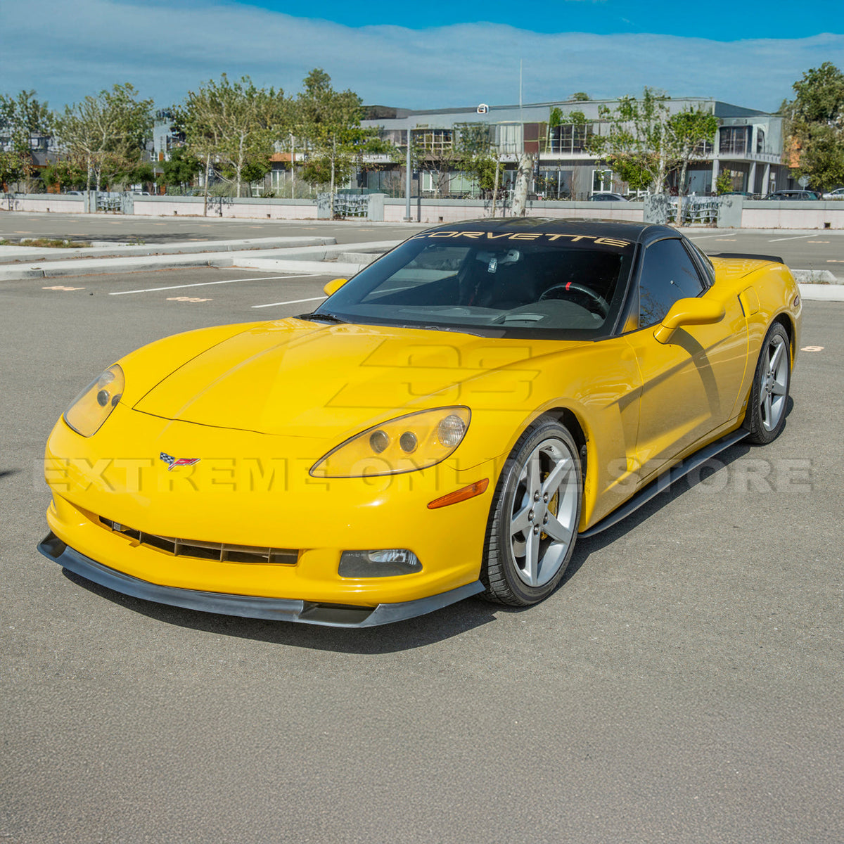Corvette C6 Base Model ZR1 Conversion Front Splitter Lip image 11