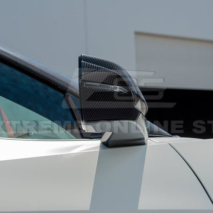 Corvette C8 DRY CARBON FIBER Lower Mirror Covers image 8