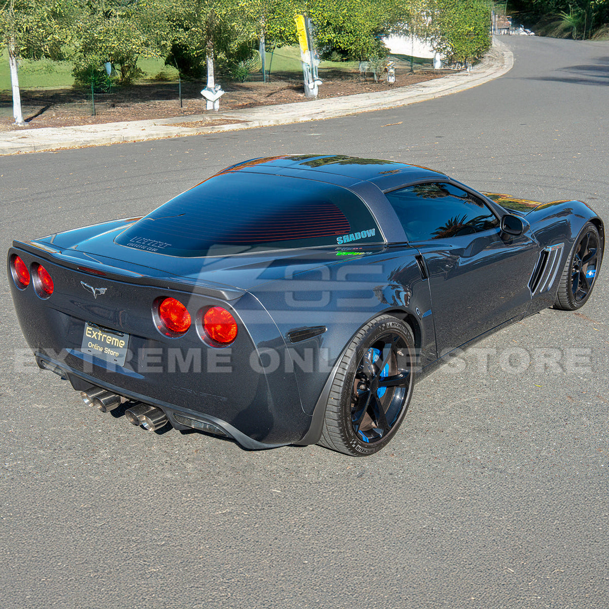Corvette C6 ZR1 DRY CARBON FIBER Conversion Rear Trunk Spoiler image 37