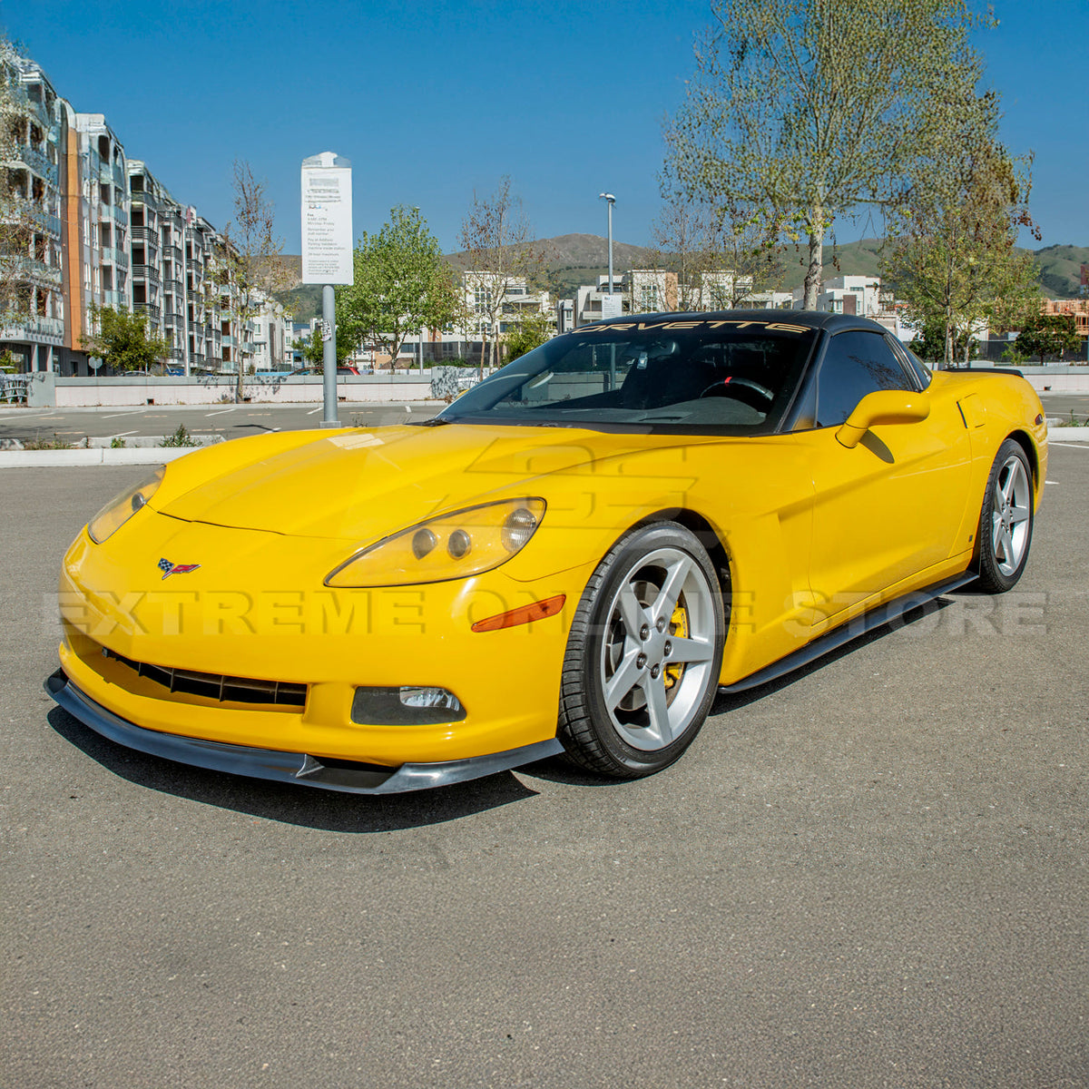 Corvette C6 Base Model ZR1 Conversion Front Splitter Lip image 12