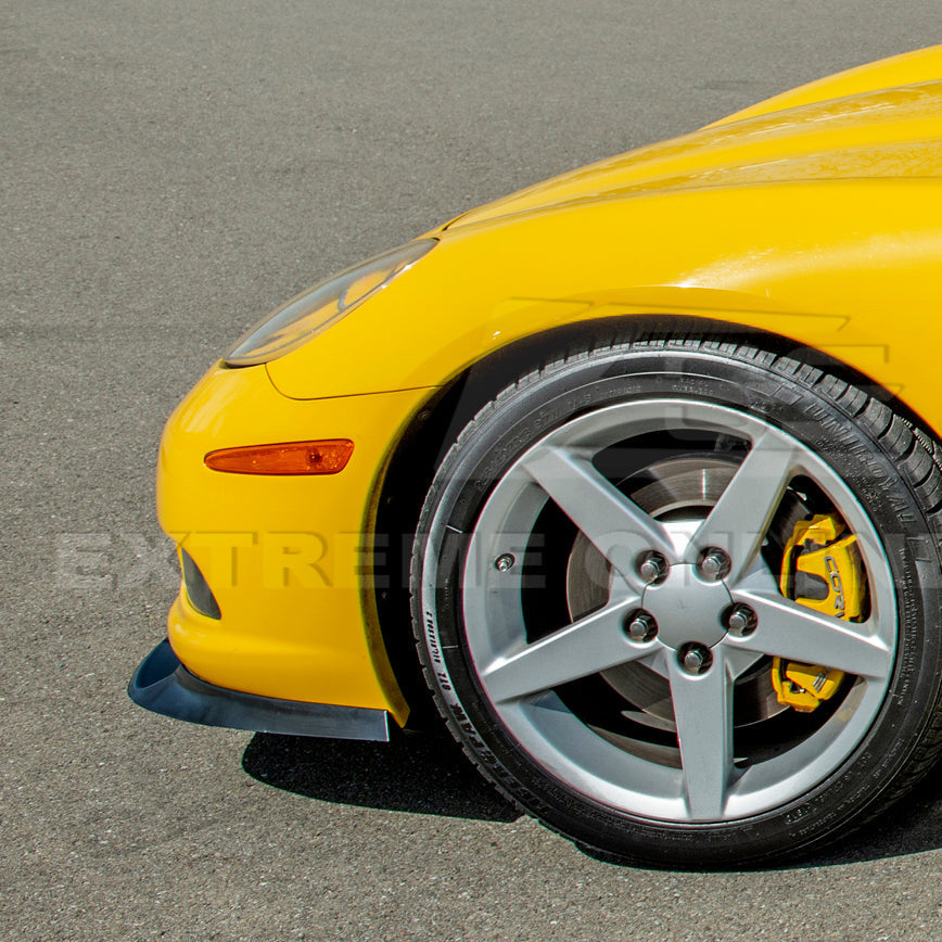 Corvette C6 Base | ZR1 Conversion Front Splitter Lip Side Skirts Rocker Panels image 32