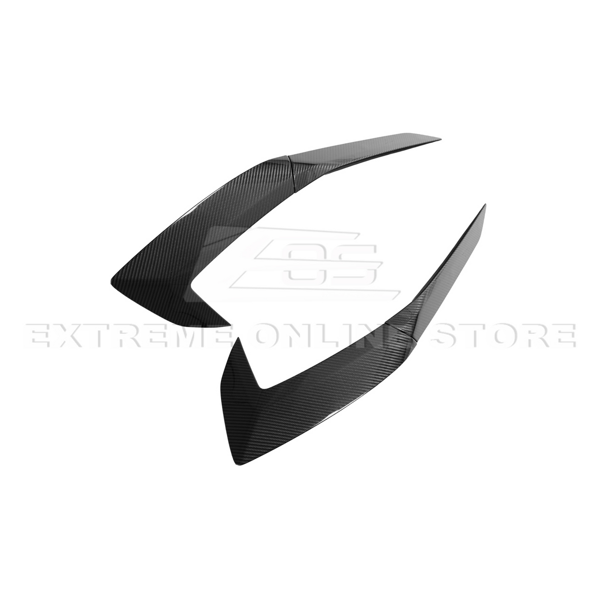 Corvette C8 DRY CARBON FIBER Replacement Side Door Garnish image 14