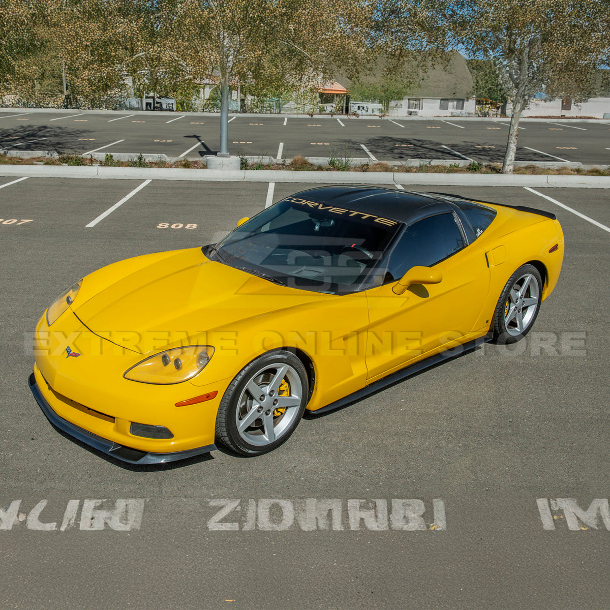 Corvette C6 Base Model ZR1 Conversion Front Splitter Lip image 8