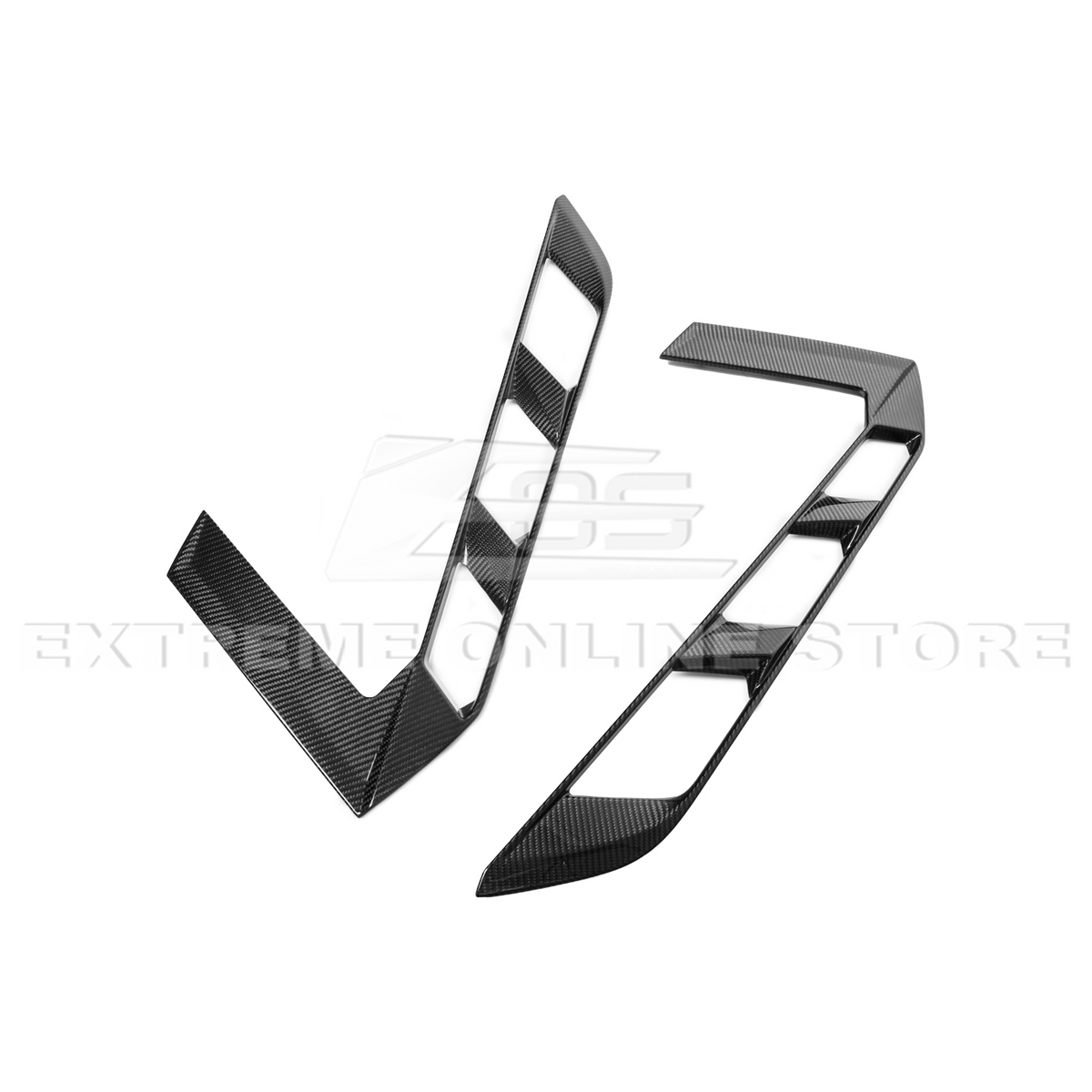 Corvette C8 Coupe DRY CARBON FIBER Rear Hatch Vent image 13