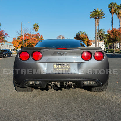 Corvette C6 ZR1 DRY CARBON FIBER Conversion Rear Trunk Spoiler image 7