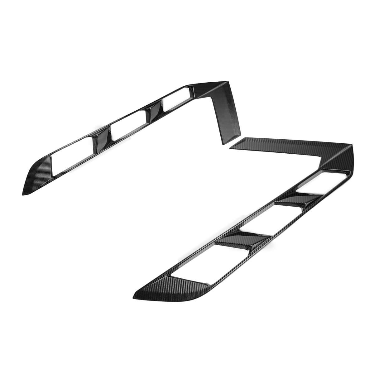 Corvette C8 Coupe DRY CARBON FIBER Rear Hatch Vent image 2