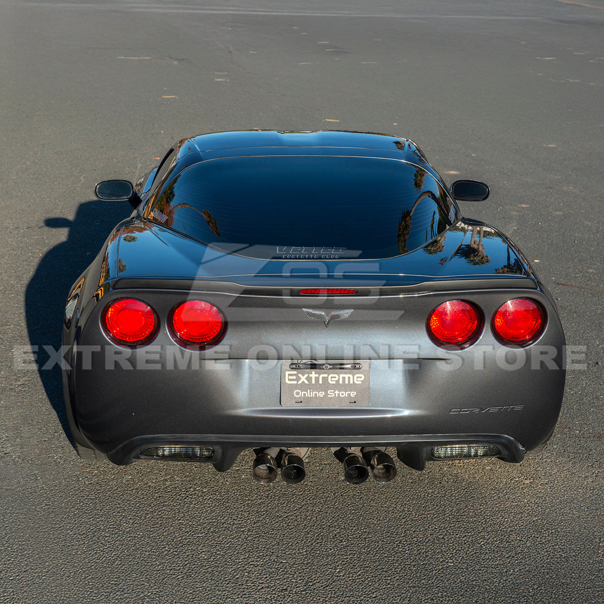 Corvette C6 ZR1 DRY CARBON FIBER Conversion Rear Trunk Spoiler image 8