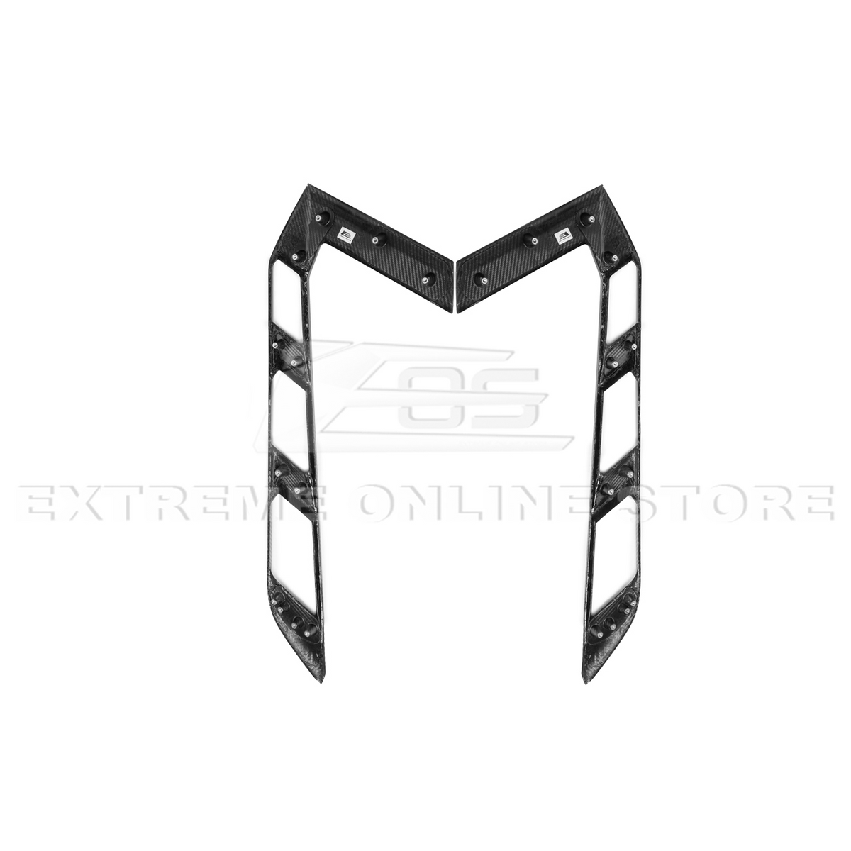 Corvette C8 Coupe DRY CARBON FIBER Rear Hatch Vent image 12