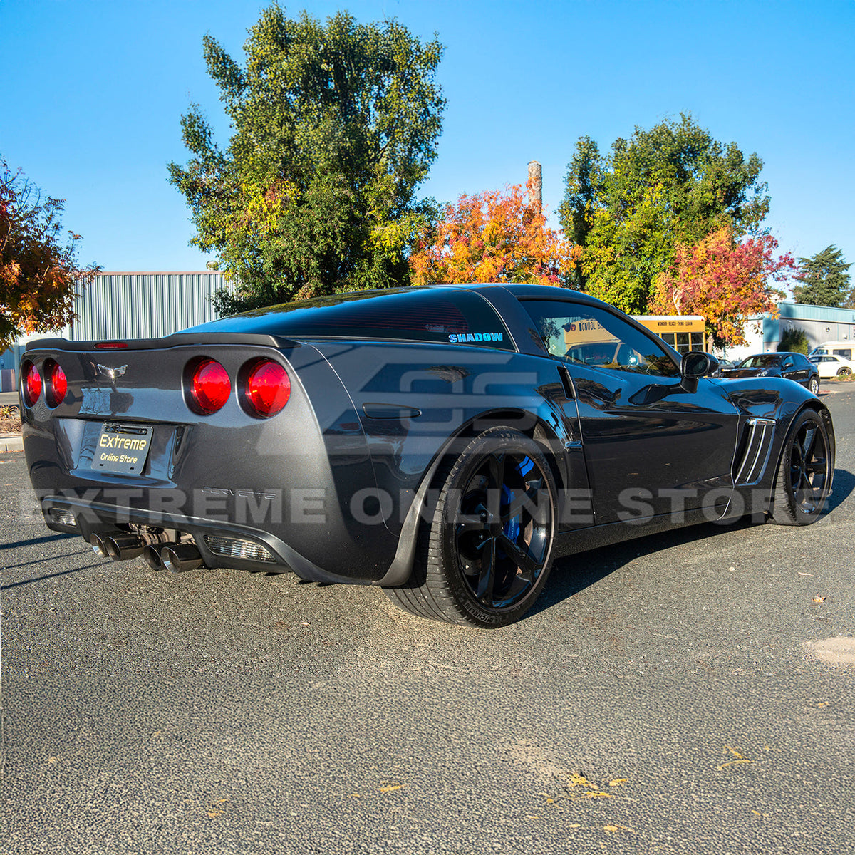 Corvette C6 ZR1 DRY CARBON FIBER Conversion Rear Trunk Spoiler image 6