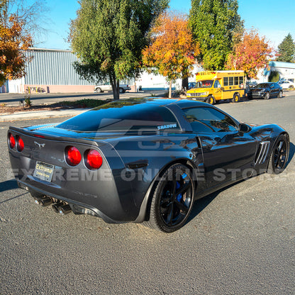 Corvette C6 ZR1 DRY CARBON FIBER Conversion Rear Trunk Spoiler image 4