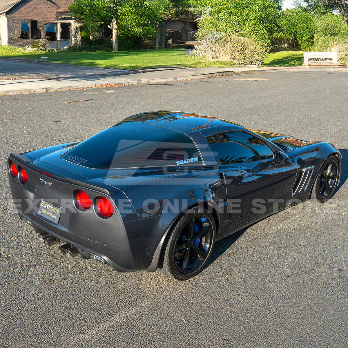 Corvette C6 ZR1 DRY CARBON FIBER Conversion Rear Trunk Spoiler image 5
