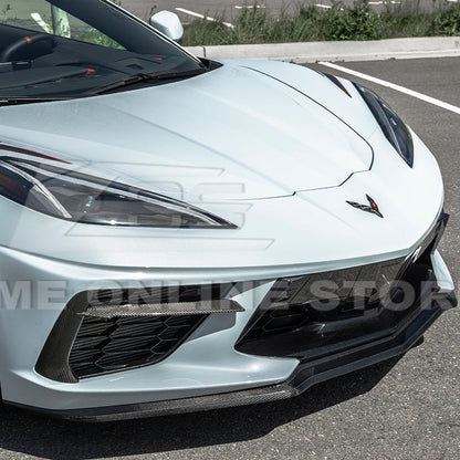 Chevrolet Corvette C8 DRY CARBON FIBER Front Grille Insert image 8