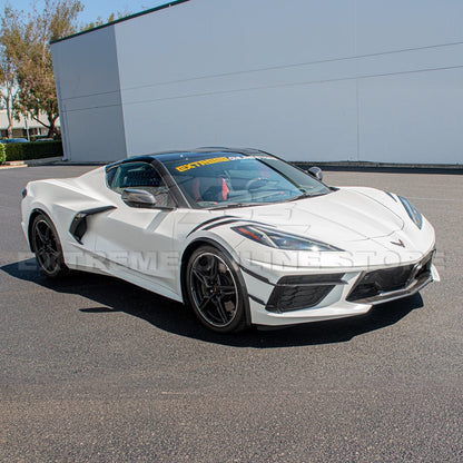 Corvette C8 DRY CARBON FIBER Side Canards Dive Plane image 5