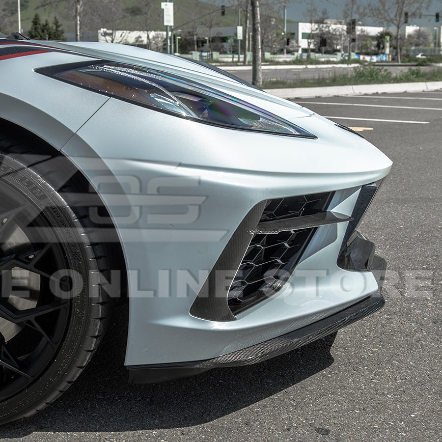 Chevrolet Corvette C8 DRY CARBON FIBER Front Grille Insert image 9