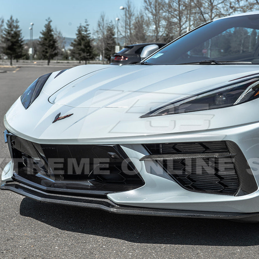 Chevrolet Corvette C8 DRY CARBON FIBER Front Grille Insert image 5