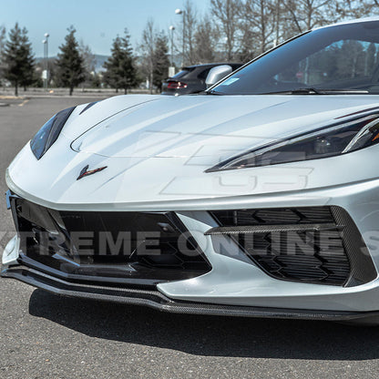 Chevrolet Corvette C8 DRY CARBON FIBER Front Grille Insert image 5
