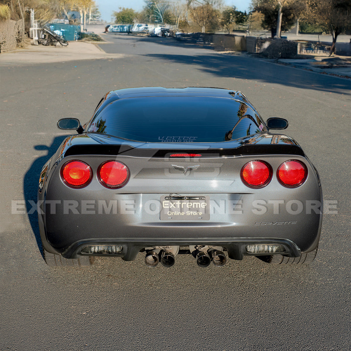 Corvette C6 ZR1 Extended Rear Trunk Spoiler image 20