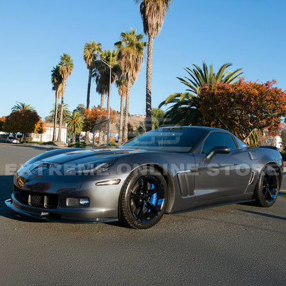 Corvette C6 Grand Sport / Z06 Front Splitter Lip Side Skirts Rocker Panels image 16