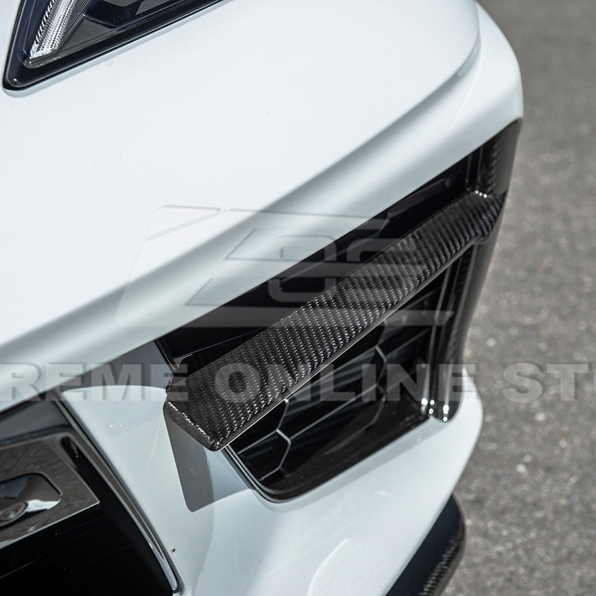Chevrolet Corvette C8 DRY CARBON FIBER Front Grille Insert image 12