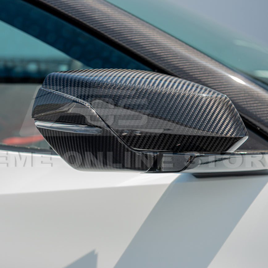 Corvette C8 DRY CARBON FIBER Lower Mirror Covers image 10