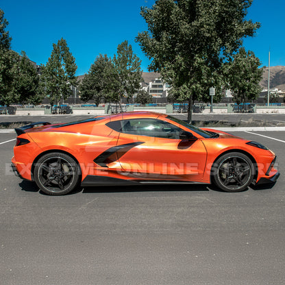Chevrolet Corvette C8 DRY CARBON FIBER 5VM Side Skirts image 7
