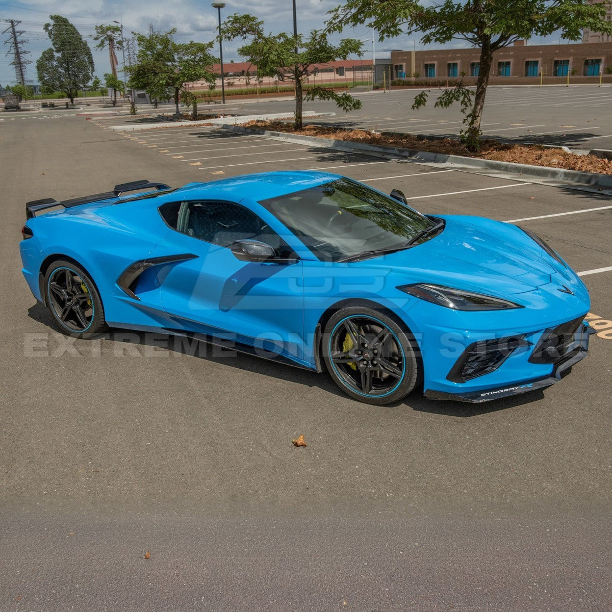 Corvette C8 DRY CARBON FIBER Replacement Side Door Garnish image 4