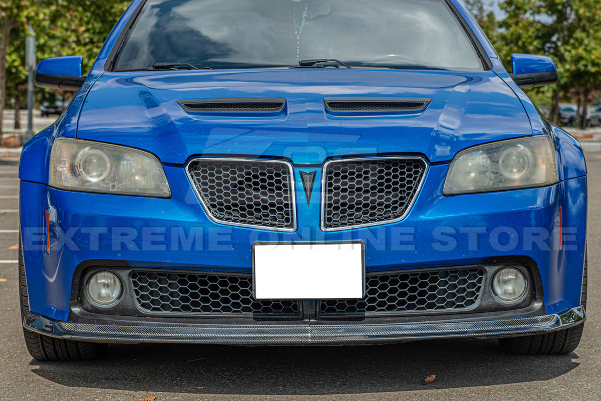 2008-09 Pontiac G8 Carbon Fiber Front Bumper Lip Splitter image 11