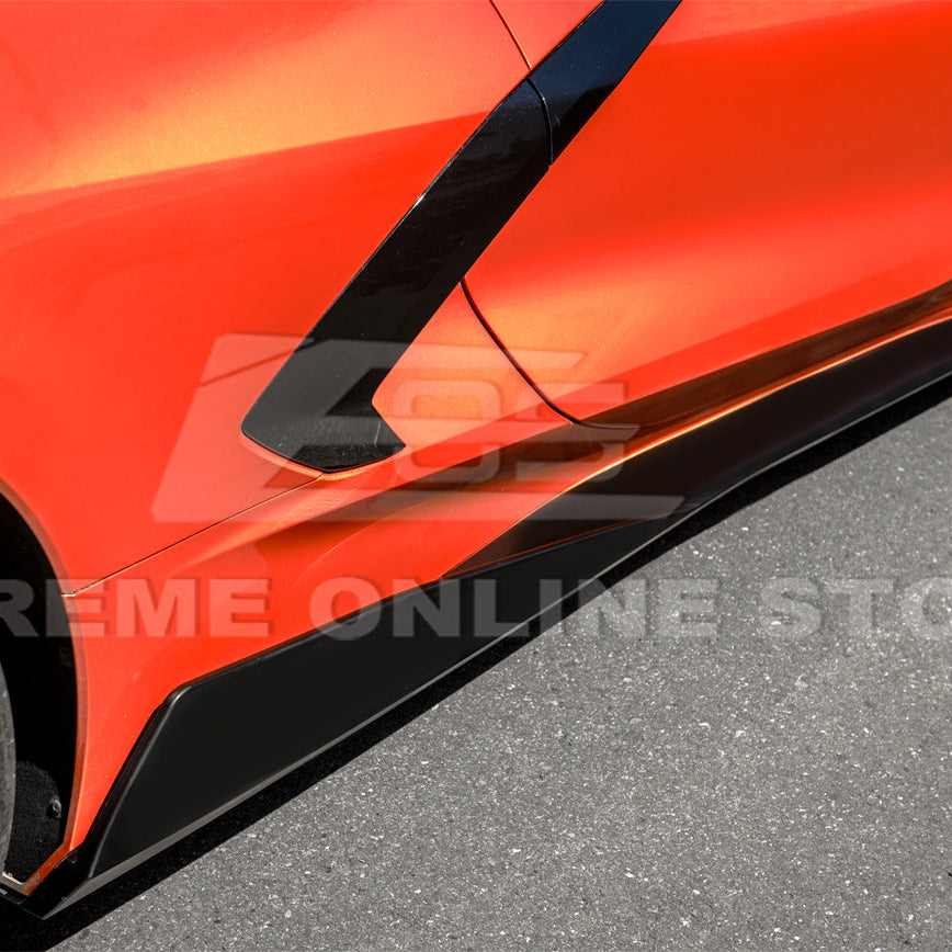 Chevrolet Corvette C8 DRY CARBON FIBER 5VM Side Skirts image 15