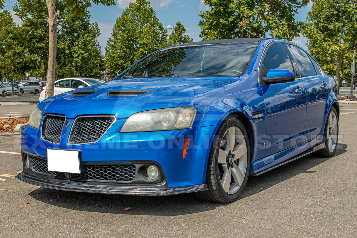 2008-09 Pontiac G8 Carbon Fiber Front Splitter Side Skirts image 18