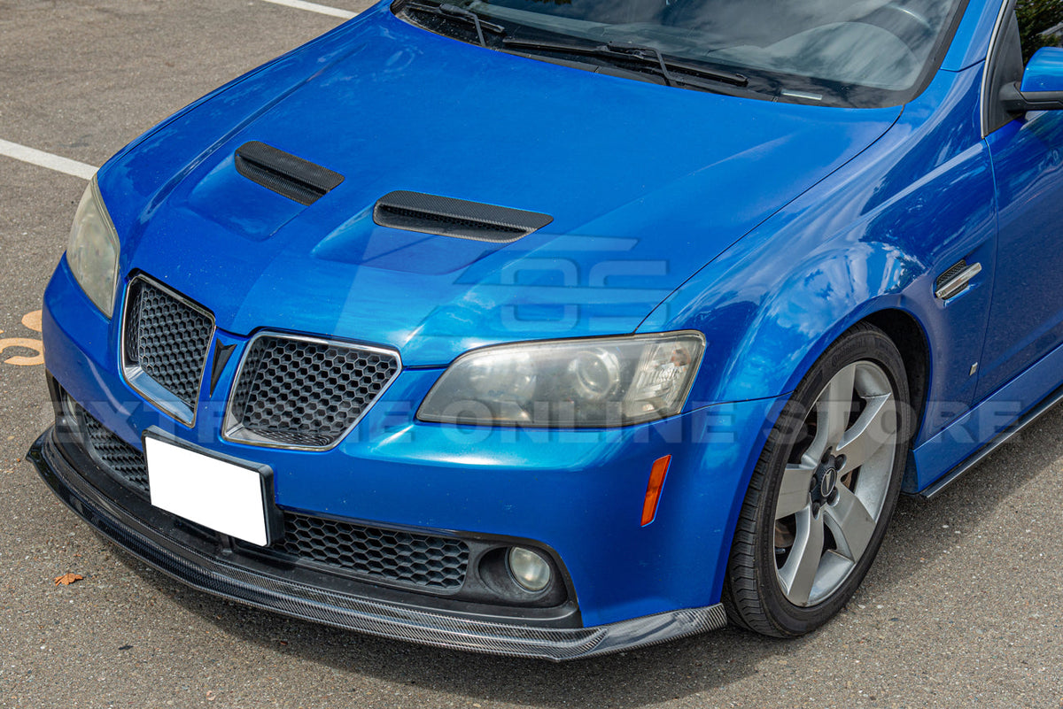2008-09 Pontiac G8 Carbon Fiber Front Bumper Lip Splitter image 8