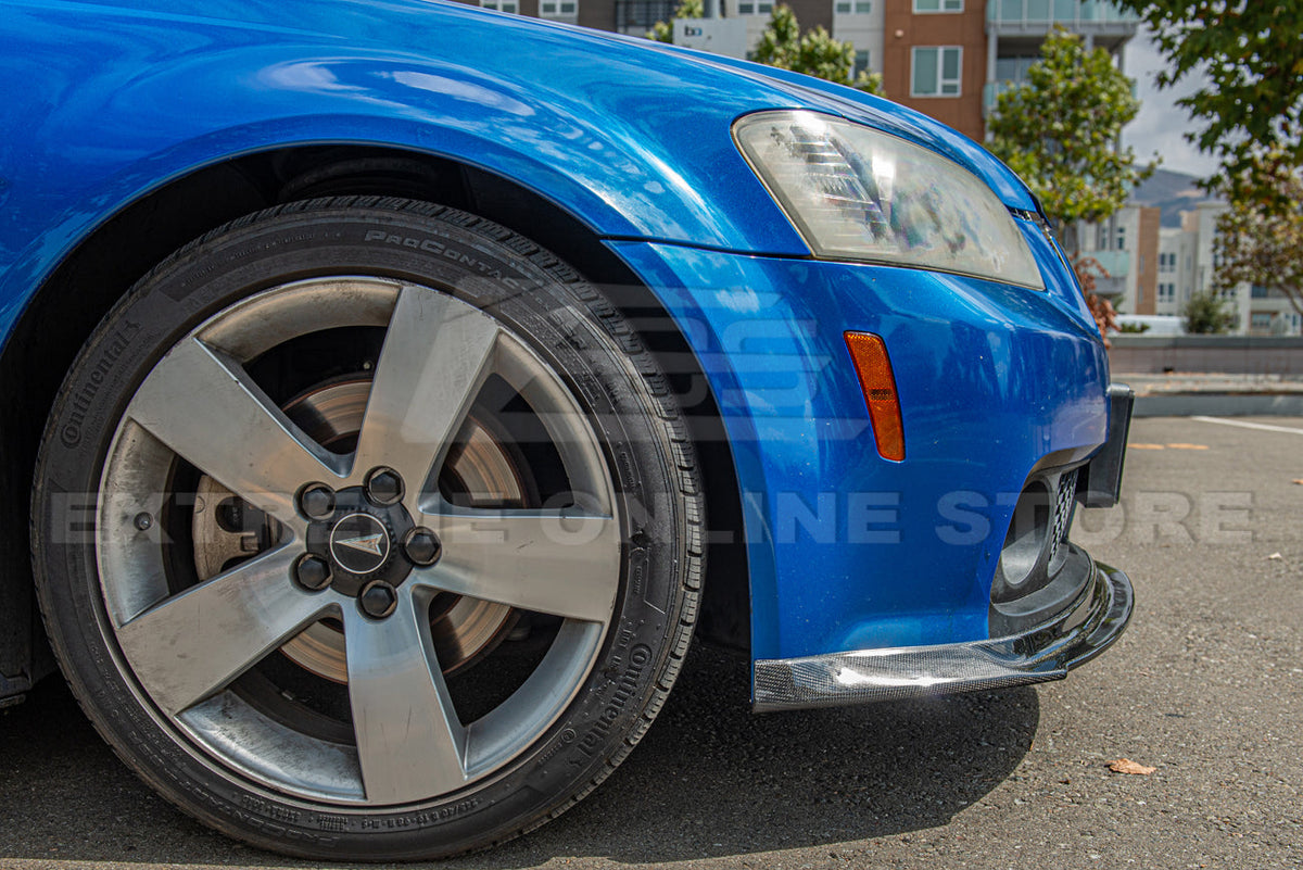 2008-09 Pontiac G8 Carbon Fiber Front Bumper Lip Splitter image 9
