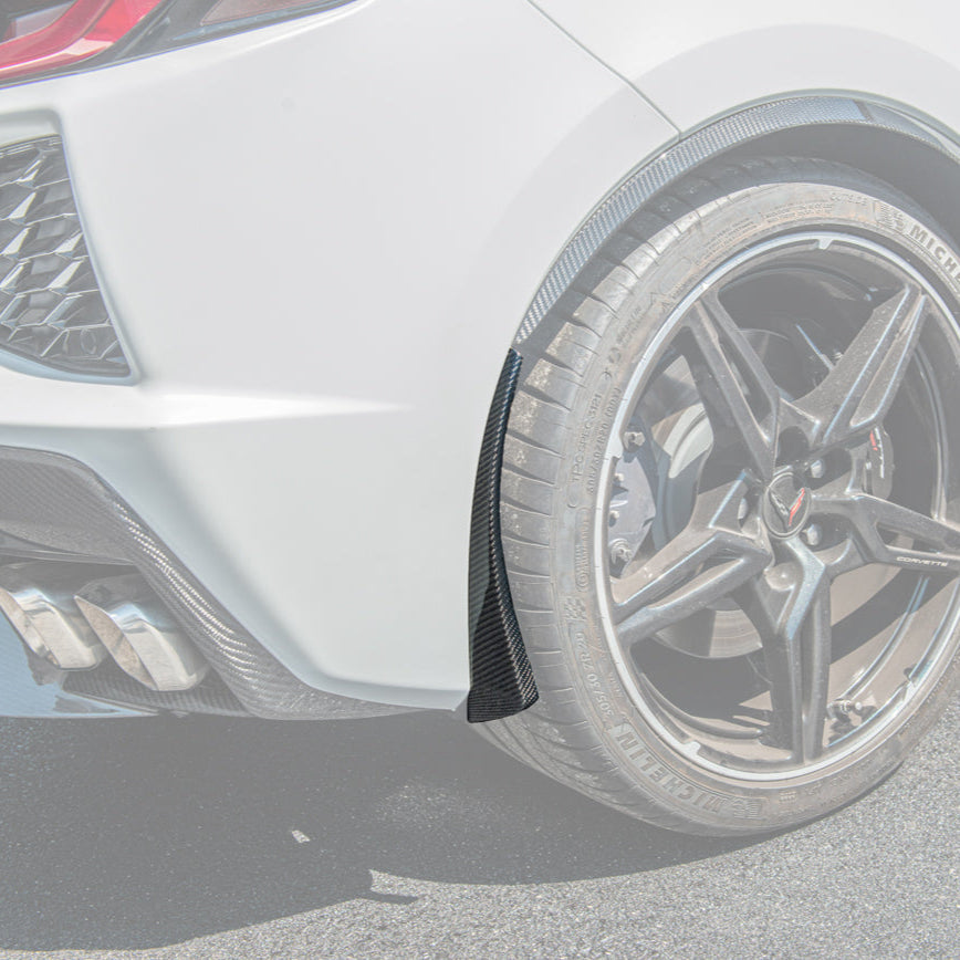 Corvette C8 Stingray XL Extended Rear Splash Guard image 1
