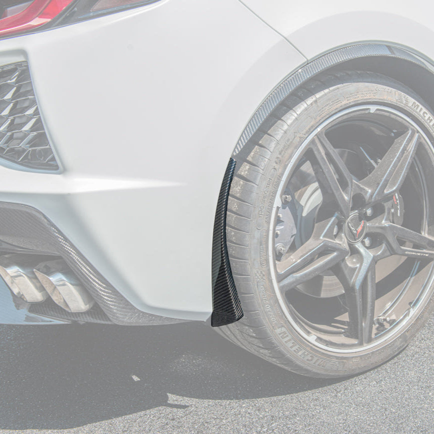 Corvette C8 Stingray XL Extended Rear Splash Guard image 1