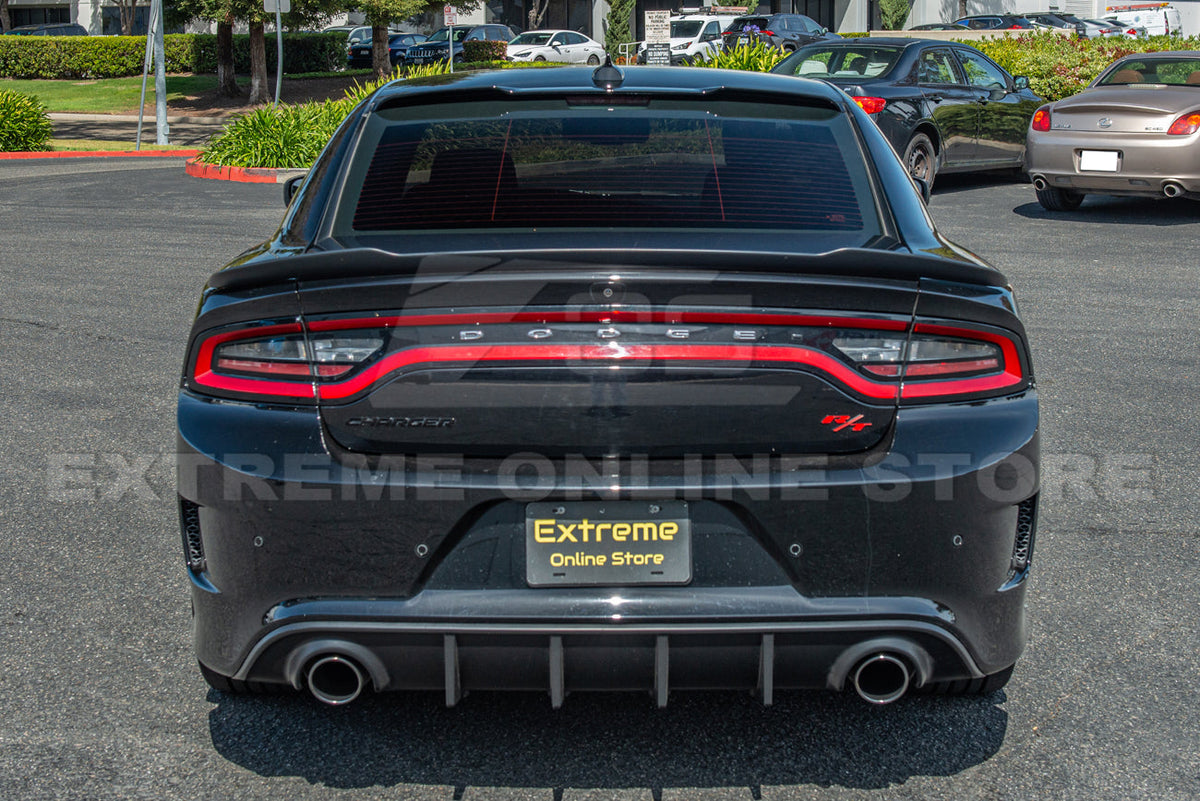 2015-Up Dodge Charger Track Package Rear Roof Spoiler image 12