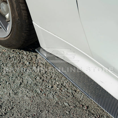 2015-20 BMW F82 M4 Extended Carbon Fiber Side Skirts Rocker Panels image 3