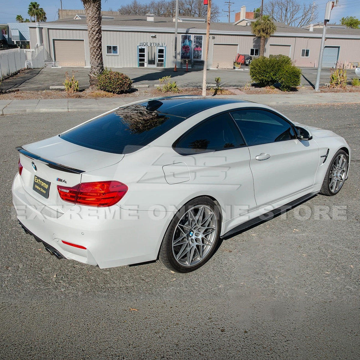 2015-20 BMW F82 M4 Extended Carbon Fiber Side Skirts Rocker Panels image 4