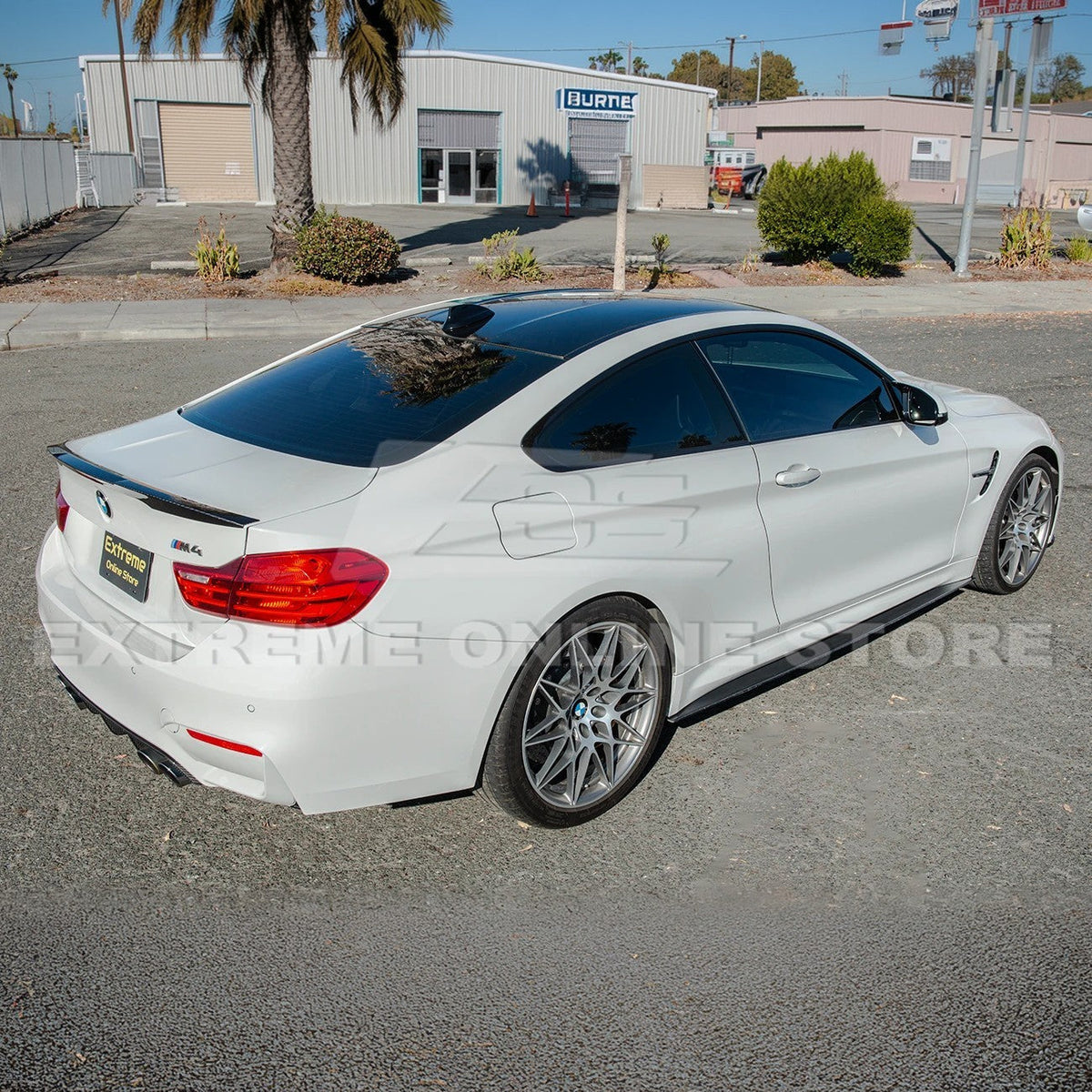 2015-20 BMW F82 M4 Carbon Fiber Front Splitter & Side Skirts image 16
