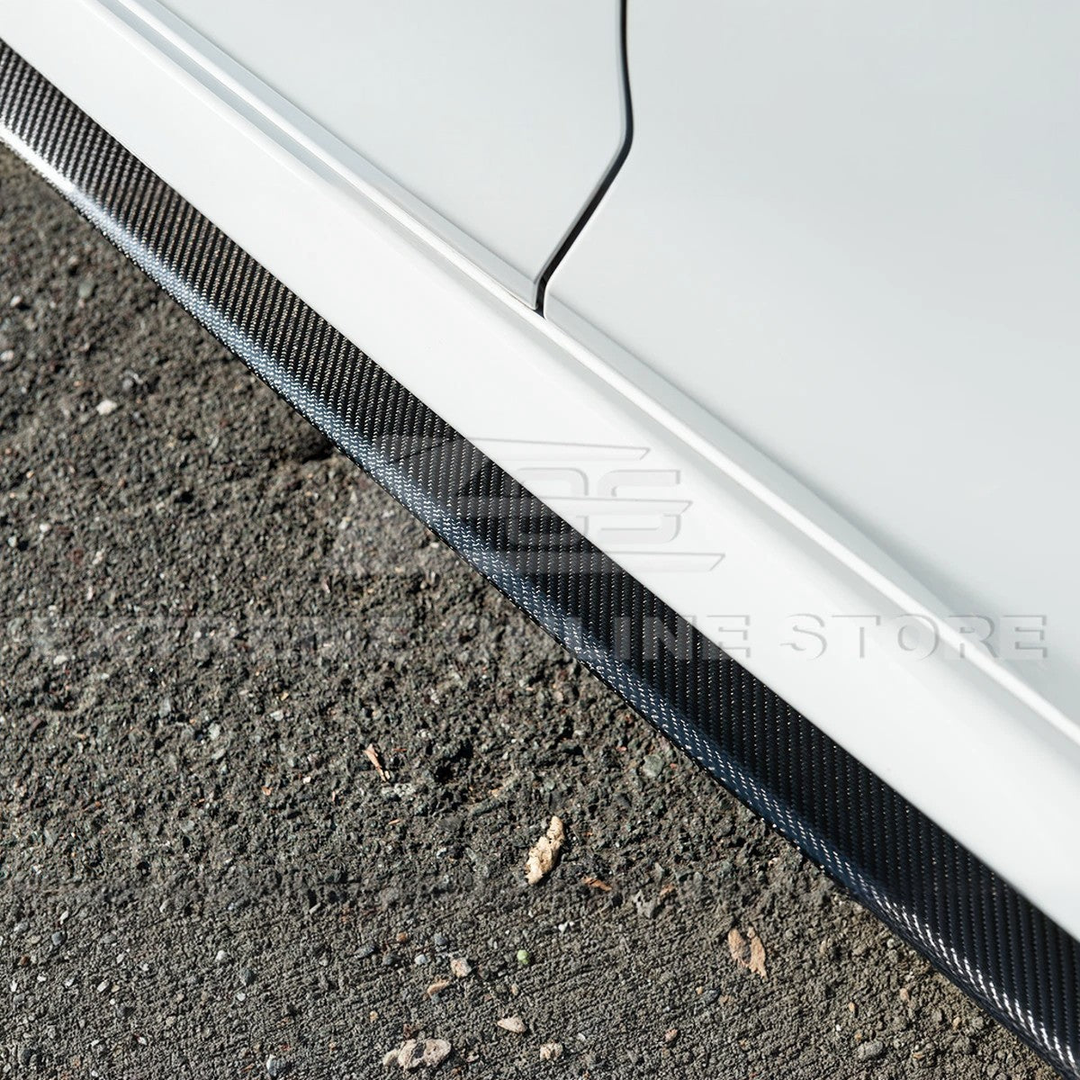 2015-20 BMW F82 M4 Carbon Fiber Front Splitter W/ Side Skirts image 14