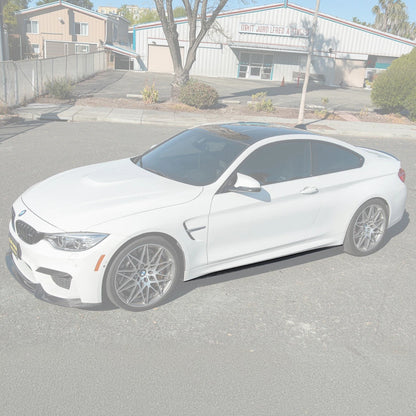 2014-20 BMW F82 M4 Carbon Fiber Side Skirts Rocker Panels image 2
