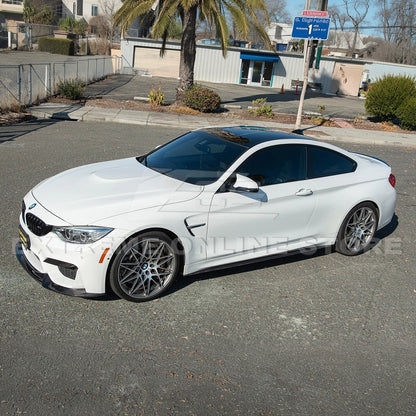 2014-20 BMW F82 M4 Carbon Fiber Side Skirts Rocker Panels image 3