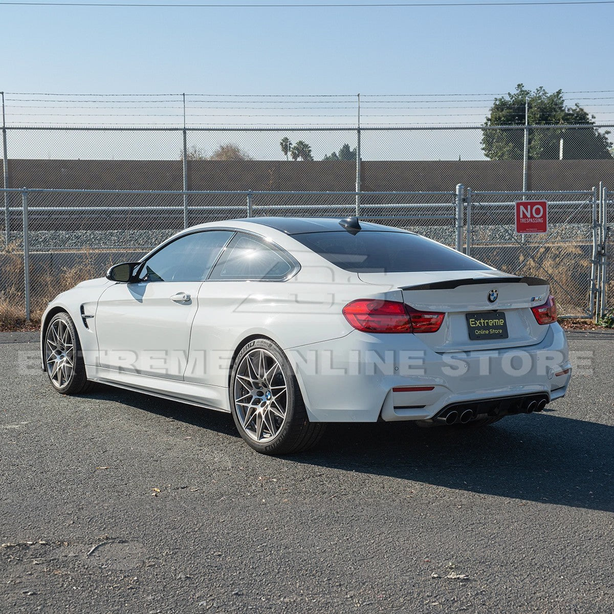 2014-20 BMW F82 M4 Carbon Fiber Side Skirts Rocker Panels image 4
