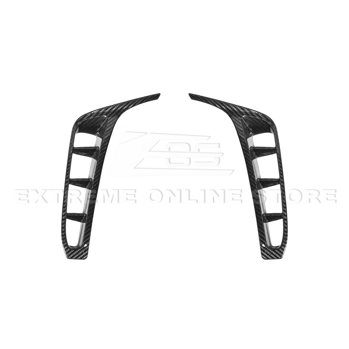 Chevrolet Corvette C8 Z06 DRY CARBON FIBER Rear Side Vent Cover image 14