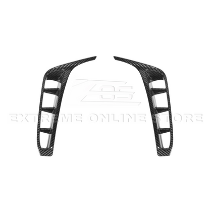 Chevrolet Corvette C8 Z06 DRY CARBON FIBER Rear Side Vent Cover image 14