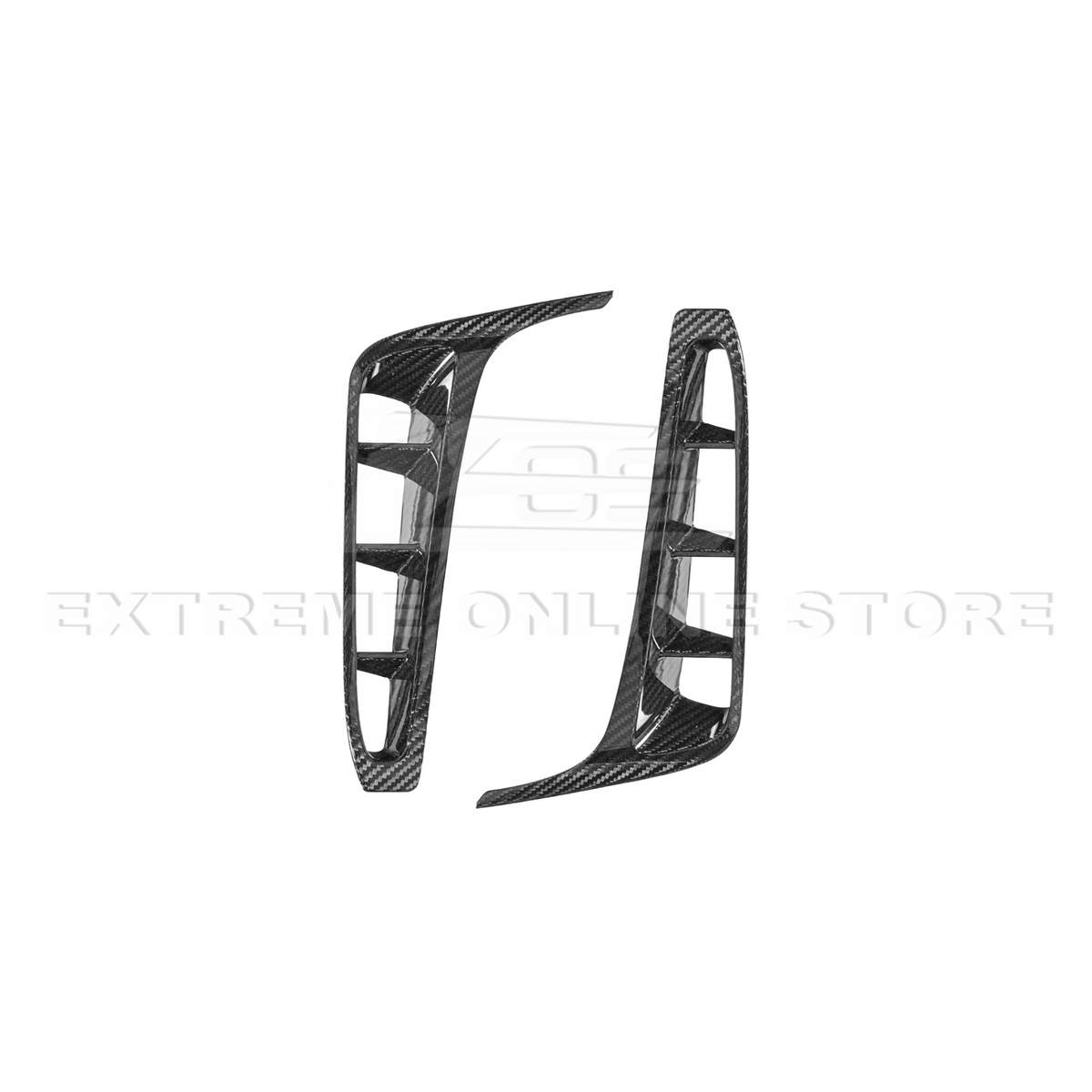 Chevrolet Corvette C8 Z06 DRY CARBON FIBER Rear Side Vent Cover image 16