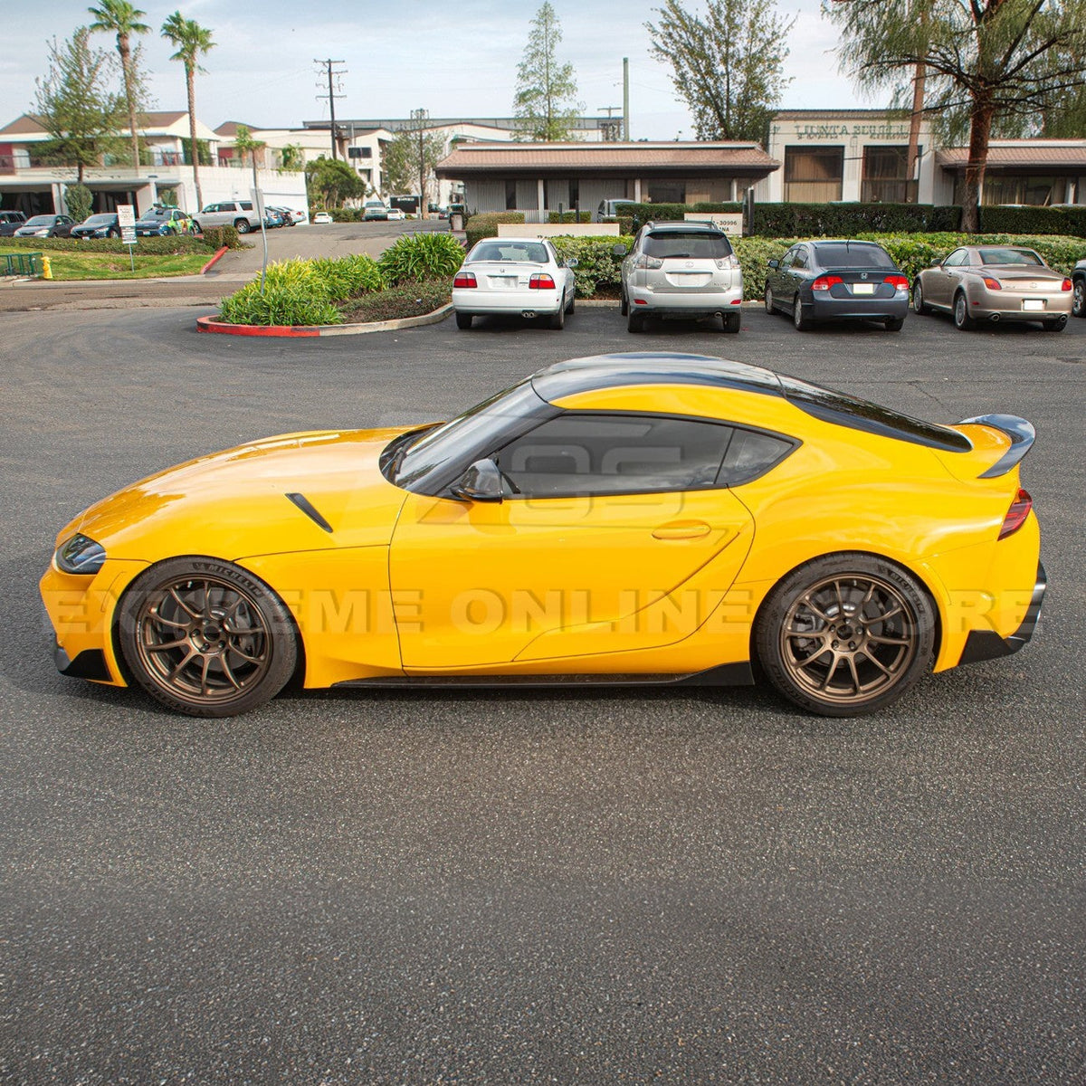 2020-Up Toyota GR Supra Carbon Fiber Rear Trunk Wing Spoiler image 5
