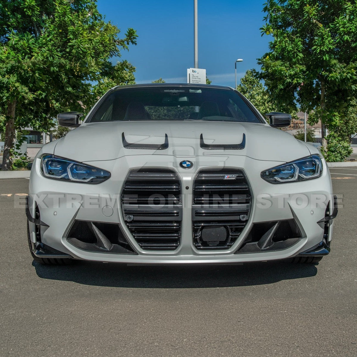2021-Up BMW G80 M3 | G82 G83 M4 Front Hood Scoop Vent Cover image 5