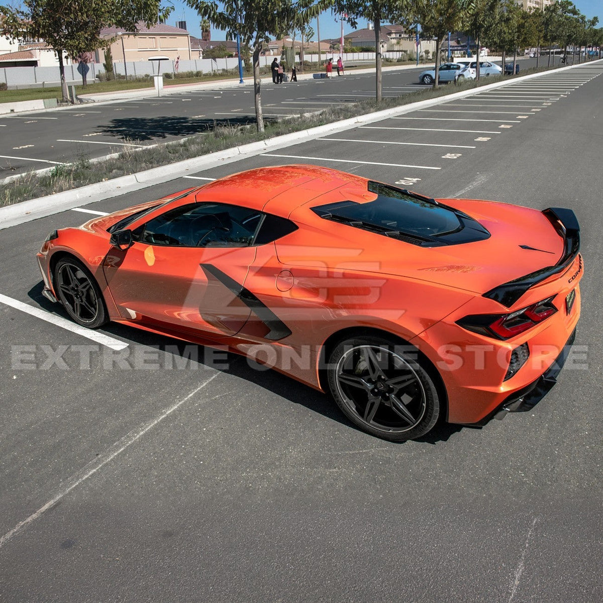 Corvette C8 Coupe DRY CARBON FIBER Rear Hatch Vent image 9